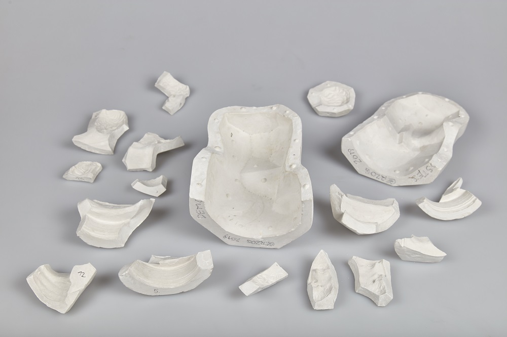 Verschieden große Stücke